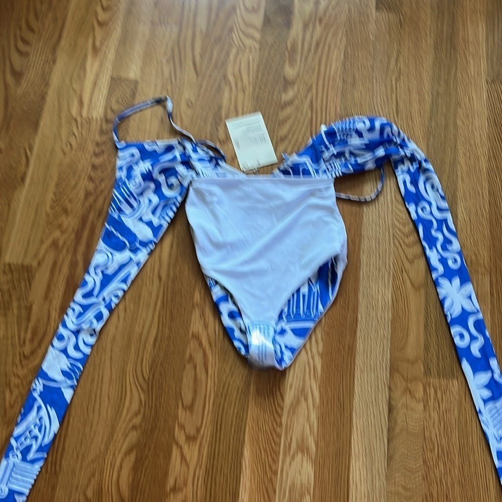 Mara Hoffman Isolde Wrap One-Piece Swimsuit XS NWT - Picture 15 of 16